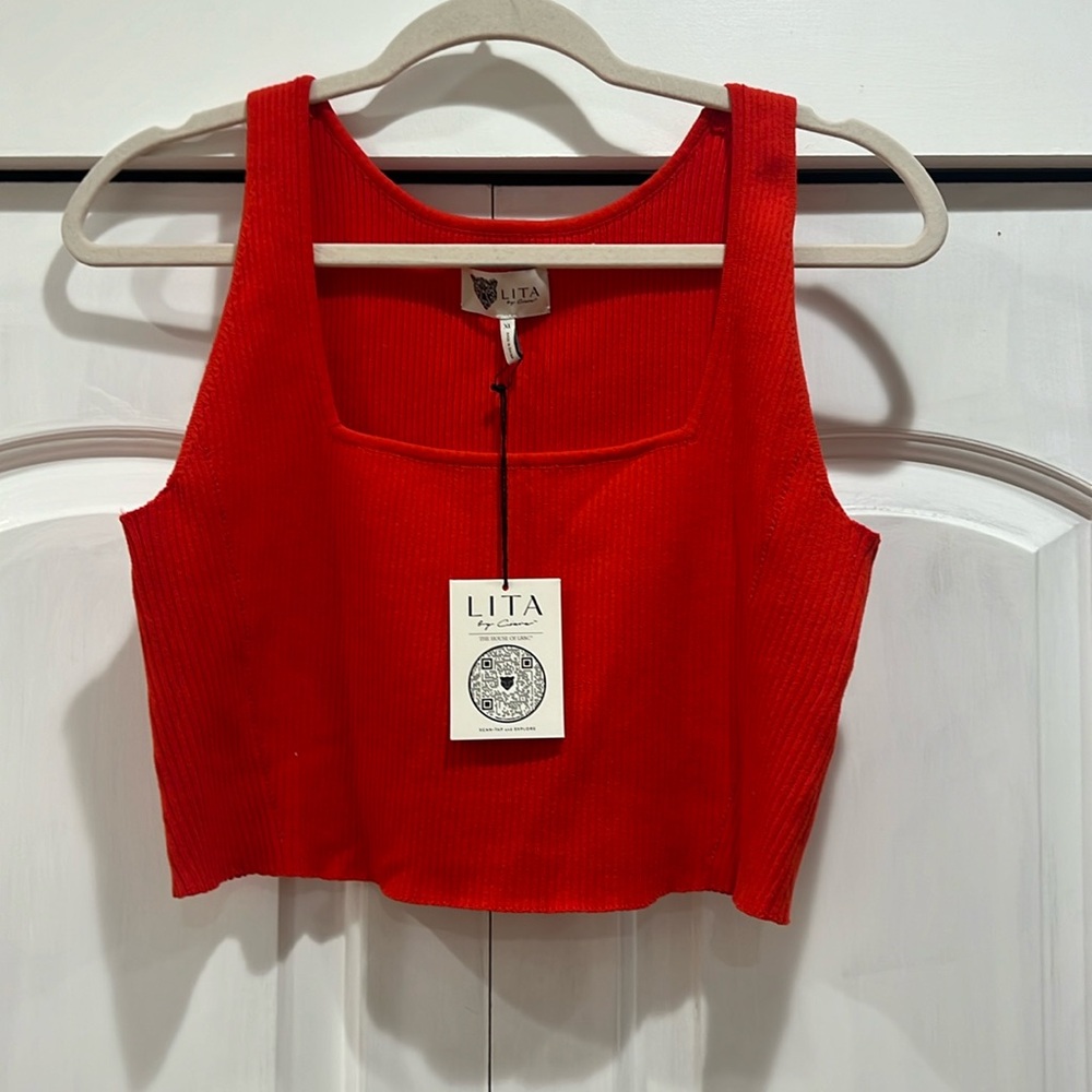 Lita by Ciara ribbed tank